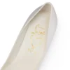 Miss Z – 80 Mm Pumps – Pearlescent Nappa Leather – Bianco – Women