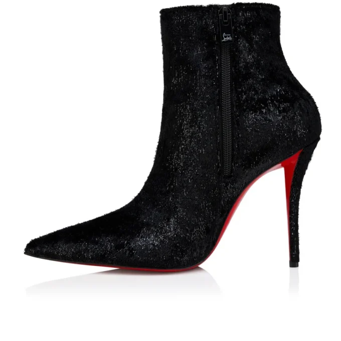 Miss Z Booty – 100 Mm Low Boots – Velvet – Black – Women