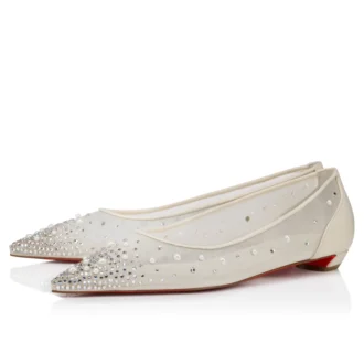 Miss Z Degrastrassina Perla – Ballerinas – Mesh, Nappa Leather, Strass and Pearls – Black – Women Miss Z Degrastrassina Perla – Ballerinas – Mesh, Nappa Leather, Strass and Pearls – Black – Women