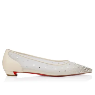 Miss Z Degrastrassina Perla – Ballerinas – Mesh, Nappa Leather, Strass and Pearls – Black – Women Miss Z Degrastrassina Perla – Ballerinas – Mesh, Nappa Leather, Strass and Pearls – Black – Women