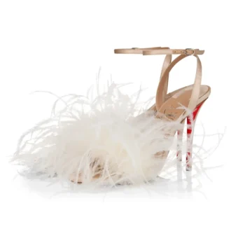 Miss Z Poupi – 100 Mm Strappy Sandals – Crepe Satin – Blush – Women