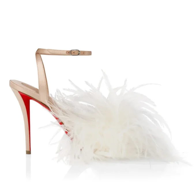 Miss Z Poupi – 100 Mm Strappy Sandals – Crepe Satin – Blush – Women