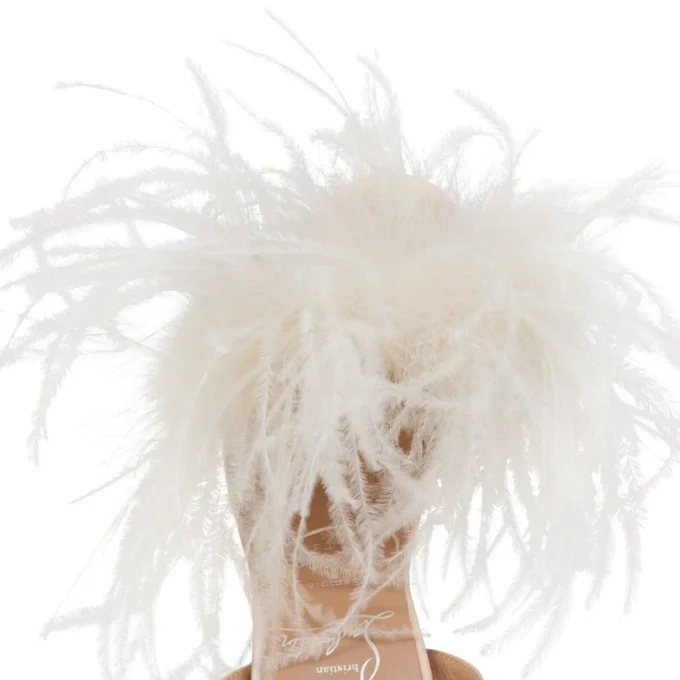 Miss Z Poupi – 100 Mm Strappy Sandals – Crepe Satin – Blush – Women