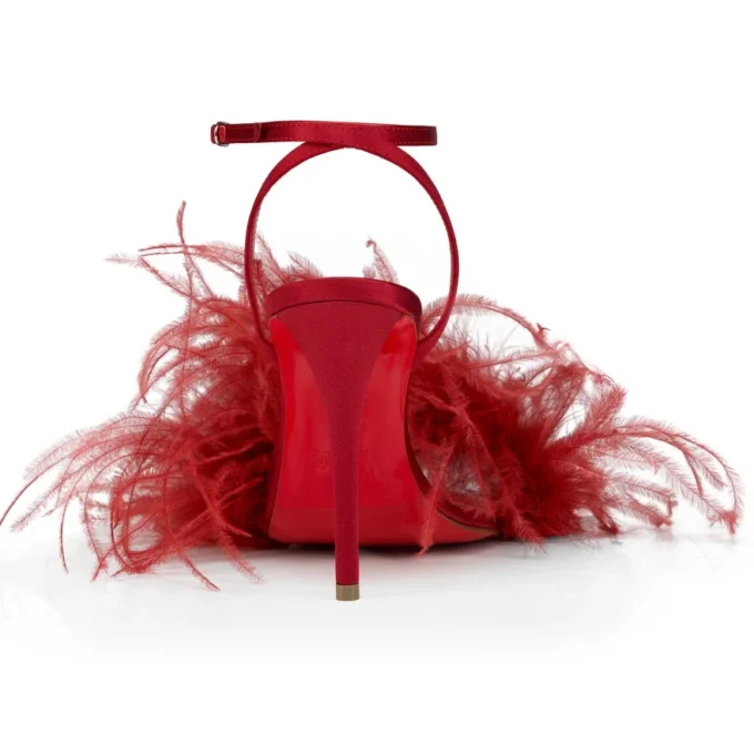 Miss Z Poupi – 100 Mm Strappy Sandals – Crepe Satin – Fever – Women