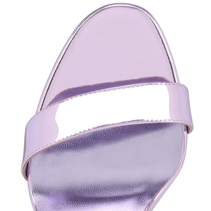 Miss Z Sandal – 100 Mm Strappy Sandals – Laminated Calf Leather – Rhapsody – Women Miss Z Sandal – 100 Mm Strappy Sandals – Laminated Calf Leather – Rhapsody – Women