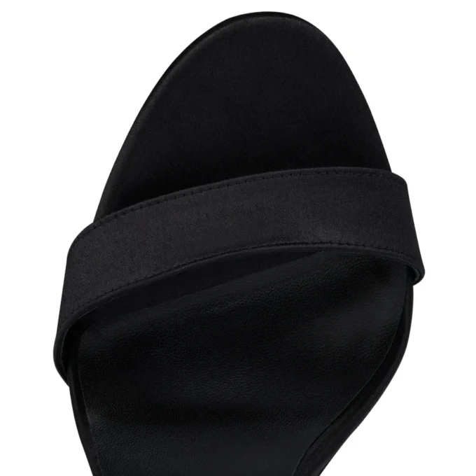 Miss Z Sandal Alta Suola Strass – 160 Mm Sandals – Crepe Satin – Black – Women Miss Z Sandal Alta Suola Strass – 160 Mm Sandals – Crepe Satin – Black – Women