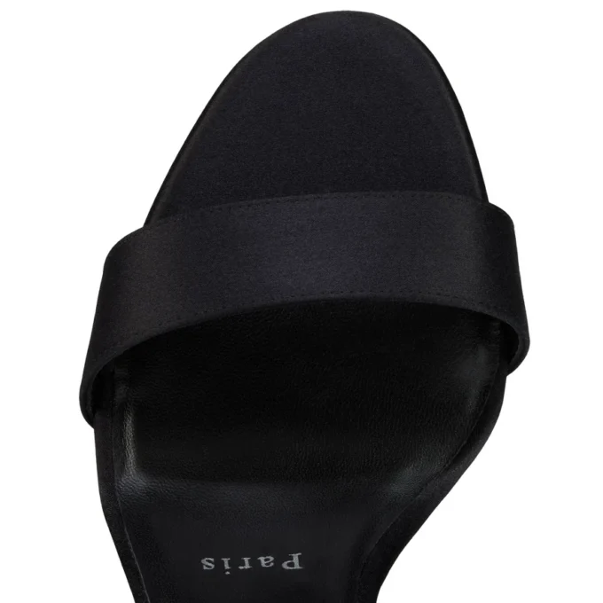 Miss Z Sandal Du Desert – 100 Mm Strappy Sandals – Crepe Satin – Black – Women Miss Z Sandal Du Desert – 100 Mm Strappy Sandals – Crepe Satin – Black – Women