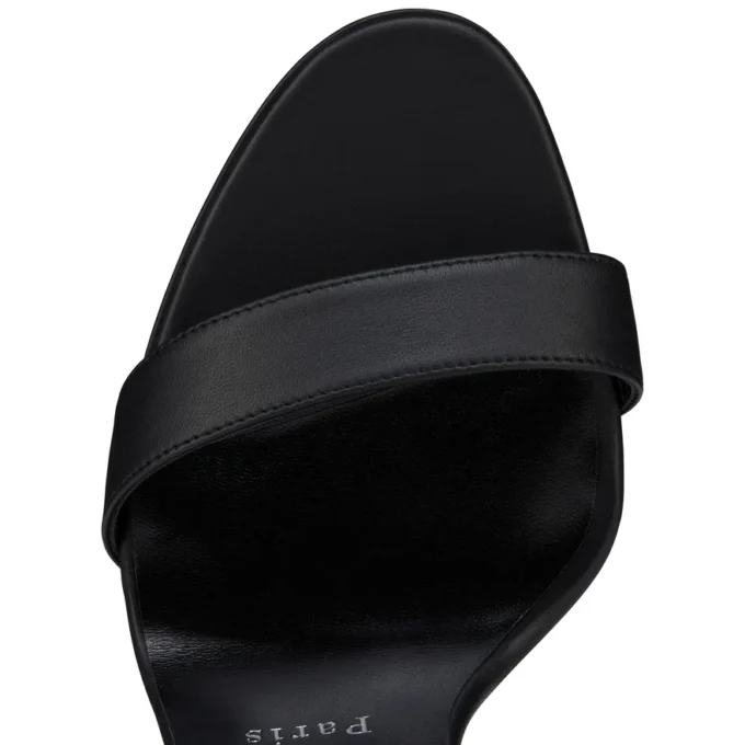 Miss Z Sandal Queen – 120 Mm Strappy Sandals – Lamb Nappa Leather – Black – Women Miss Z Sandal Queen – 120 Mm Strappy Sandals – Lamb Nappa Leather – Black – Women