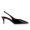 Miss Z Sling Back – 60 Mm Slingback Pumps – Patent Calf Leather – Black – Women