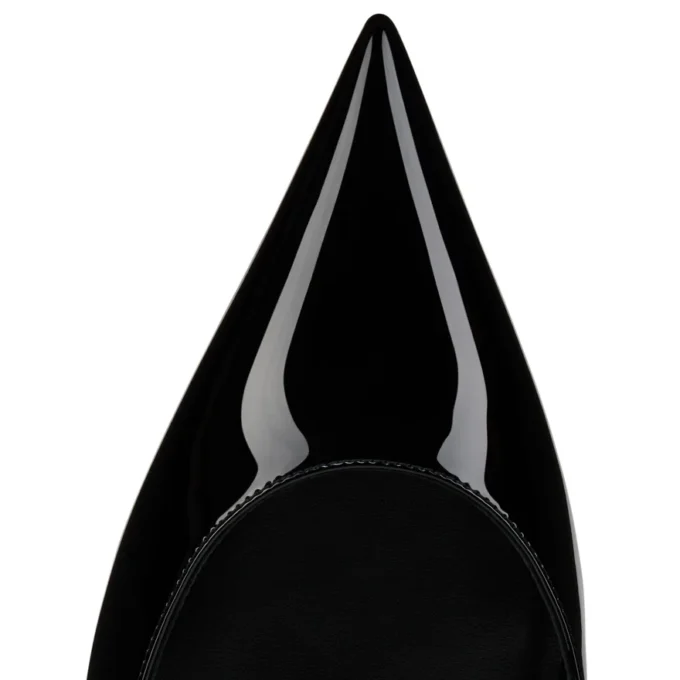 Miss Z Sling Back – 60 Mm Slingback Pumps – Patent Calf Leather – Black – Women