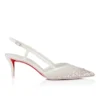Miss Z Sling Sparkling – 60 Mm Slingback Pumps – Mesh and Strass – Version Ivory – Women