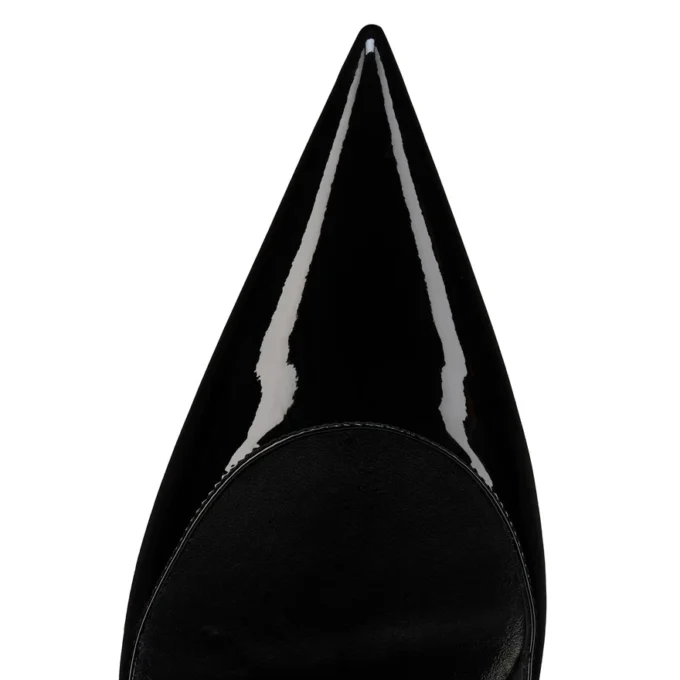 Miss Z Suola Strass – 100 Mm Pumps – Patent Calf Leather – Black – Women Miss Z Suola Strass – 100 Mm Pumps – Patent Calf Leather – Black – Women