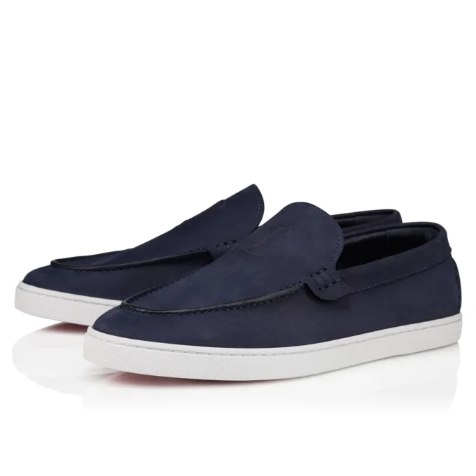 Moonboat – Loafers – Reversed Nubuck Leather – Zaffiro – Men