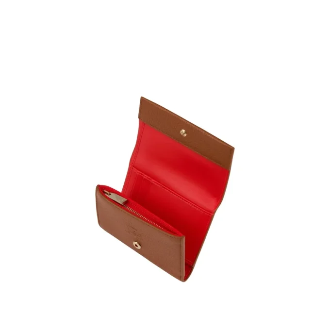 Mooncrest – Compact Wallet – Grained Calf Leather – Cuoio Mooncrest – Compact Wallet – Grained Calf Leather – Cuoio