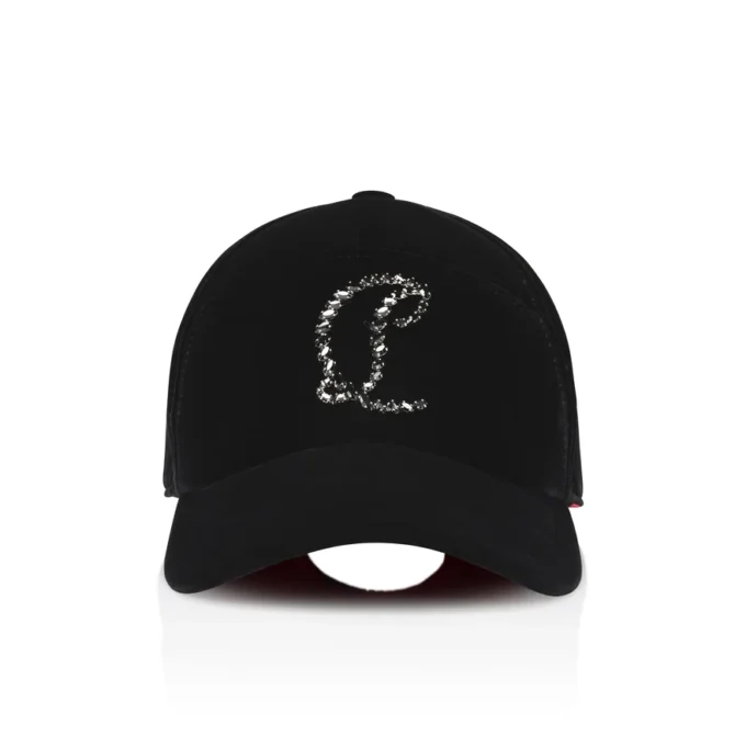 Mooncrest Stones – Baseball Cap – Velvet and Strass – Black
