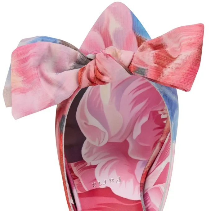 Mulazee – 60 Mm Mules – Peonies Printed China Fabric – Multicolor – Women Mulazee – 60 Mm Mules – Peonies Printed China Fabric – Multicolor – Women