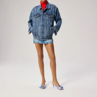 Mulazee – 60 Mm Mules – Silk Taffetas – Ceruleo – Women