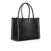 Nastroloubi L – Tote Bag – Grained Calf Leather – Black