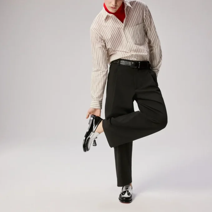 Orlando – Loafers – Abrasivato Calf Leather – Black – Men