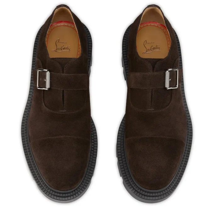 Oxyford College – Monk-Straps – Reversed Calf Leather – Cafa – Men