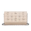 Paloma – Wallet on a Chain – Grained Calf Leather and Spikes Loubinthesky – Leche