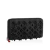 Panettone – Wallet – Grained Calf Leather and Spikes Loubinthesky – Black
