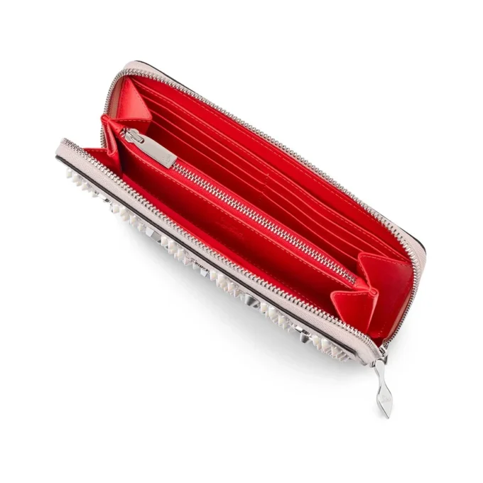 Panettone – Wallet – Grained Calf Leather and Spikes Loubinthesky – Leche