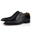 Pelvis – Oxfords – Calf Leather – Black – Men