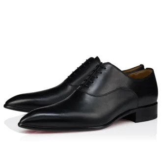 Pelvis – Oxfords – Calf Leather – Black – Men