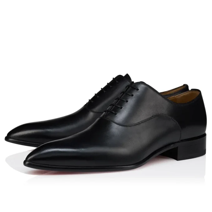 Pelvis – Oxfords – Calf Leather – Black – Men