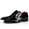 Pelvis – Oxfords – Patent Calf Leather – Black – Men