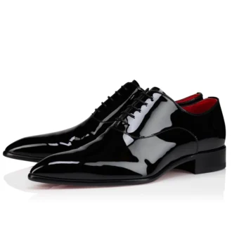 Pelvis – Oxfords – Patent Calf Leather – Black – Men Pelvis – Oxfords – Patent Calf Leather – Black – Men