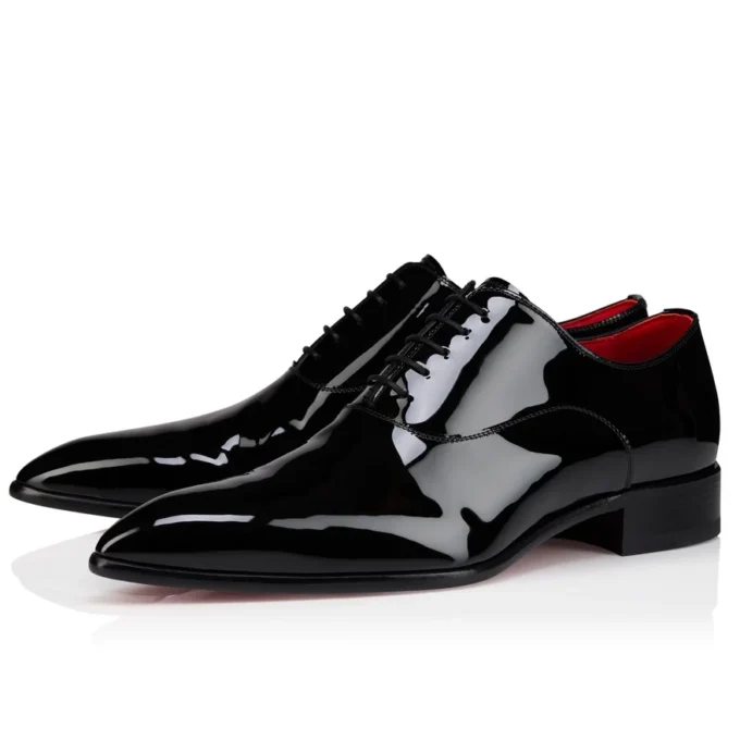 Pelvis – Oxfords – Patent Calf Leather – Black – Men