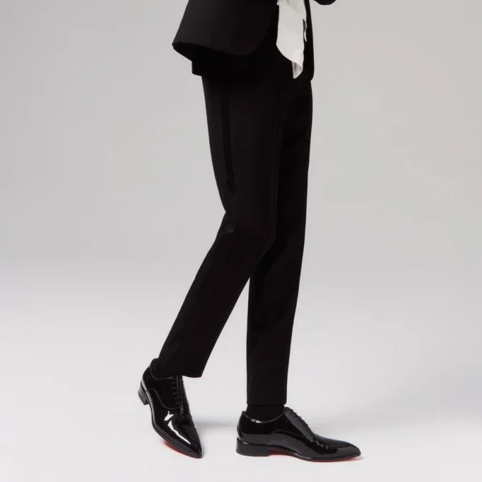 Pelvis – Oxfords – Patent Calf Leather – Black – Men