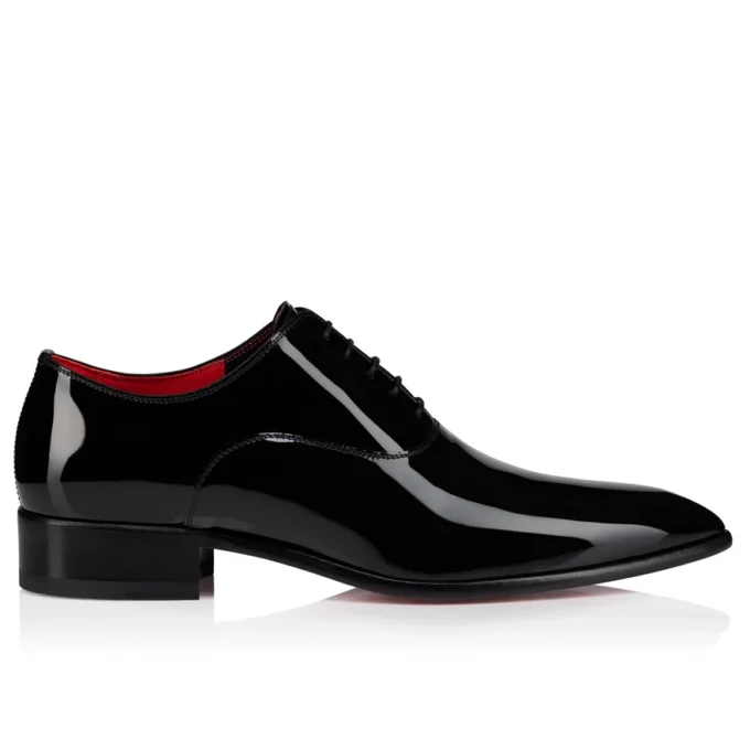 Pelvis – Oxfords – Patent Calf Leather – Black – Men