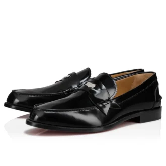 Penny – Loafers – Abrasivato Calf Leather – Black – Men