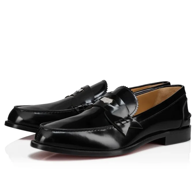 Penny – Loafers – Abrasivato Calf Leather – Black – Men