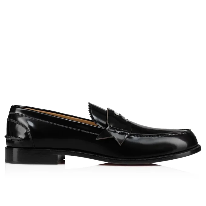 Penny – Loafers – Abrasivato Calf Leather – Black – Men