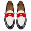 Penny – Loafers – Patent Calf Leather and Veau Velours – Multicolor – Men Penny – Loafers – Patent Calf Leather and Veau Velours – Multicolor – Men