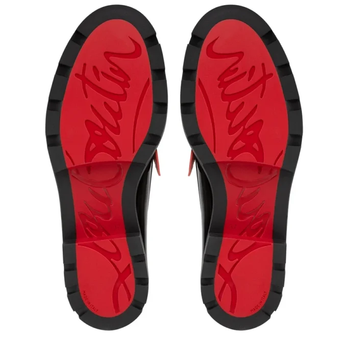 Penny Lug – Loafers – Calf Leather and Patent Leather – Multicolor – Women