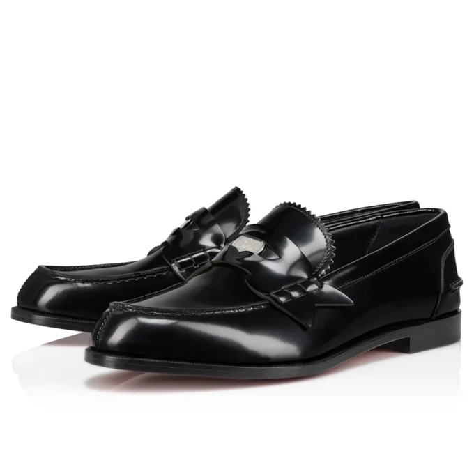 Penny Woman – Loafers – Abrasivato Calf Leather – Black – Women