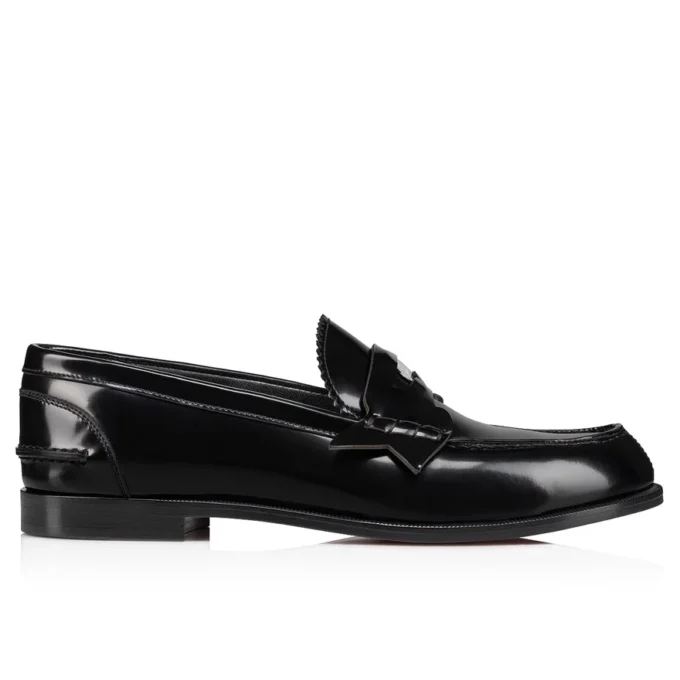 Penny Woman – Loafers – Abrasivato Calf Leather – Black – Women
