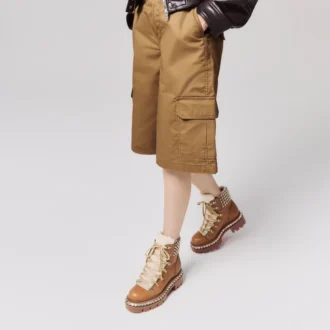 Pyrayeti – Boots – Waxed Calf Leather – Terra – Women