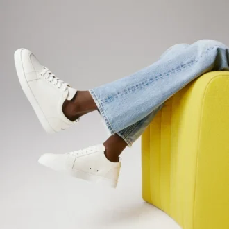 Rantulow – Sneakers – Grained Calf Leather – Latte – Men