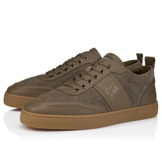 Retero – Sneakers – Calf Leather and Canva – Silex – Men