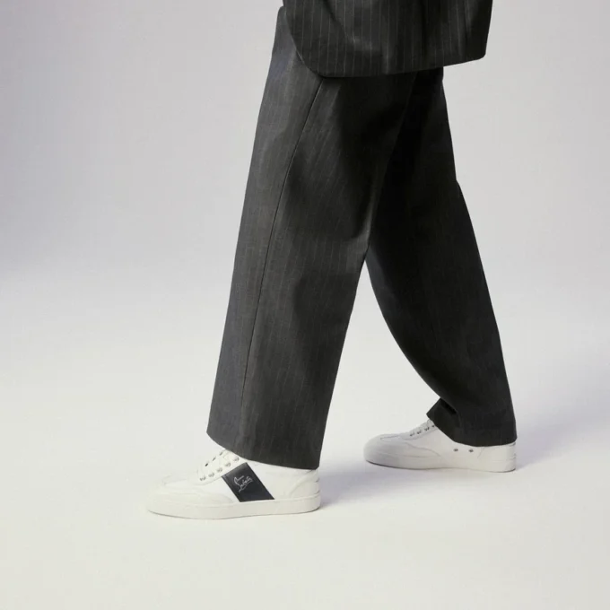 Retero – Sneakers – Grained Calf Leather – Marine – Men