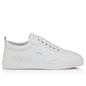 Retero – Sneakers – Grained Calf Leather – White – Men