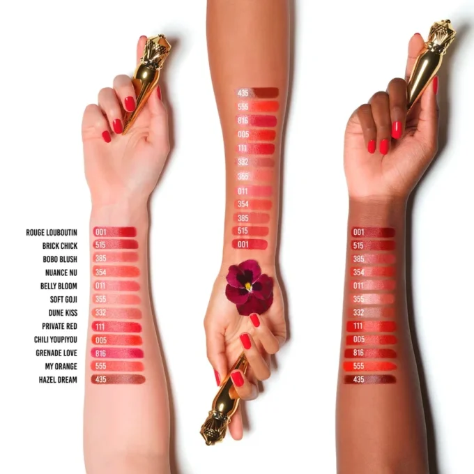 Rouge Louboutin Silky Satin – Satin Lipstick – Bobo Blush 385