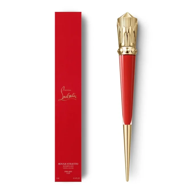 Rouge Stiletto Vinyl Gloss Fire Red 115V Fire Red – Christian Louboutin Beauty United States Rouge Stiletto Vinyl Gloss Fire Red 115V Fire Red – Christian Louboutin Beauty United States