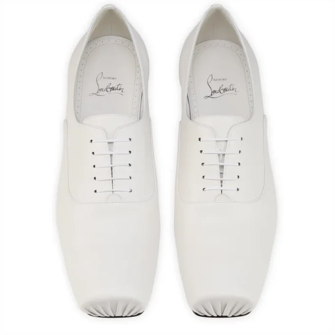 Ruben – Oxfords – Lamb Nappa Leather – Bianco – Men